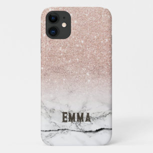 glitter pink Emma on iPhone 11 Cases
