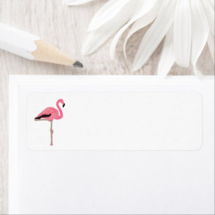 Glitter pink flamingo beach Christmas
