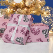 Glitter Pink Leopard Pattern