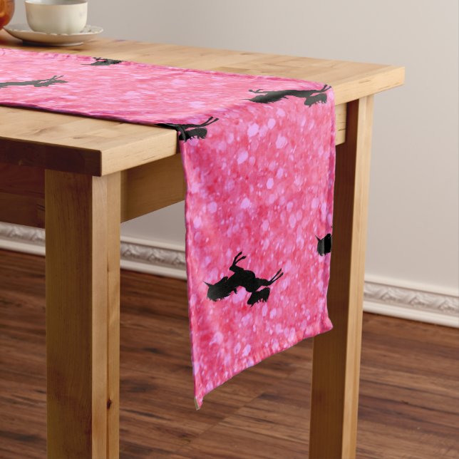 Glitter Pink Pastel Unicorn Party theme Long Table Runner (In Situ)
