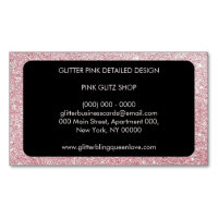 Glitter Pink Simple Feminine Girly