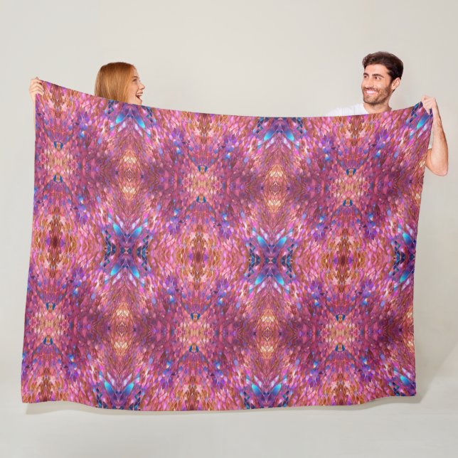 Glitter Popular Opal Holographic Collection Fleece Blanket (In Situ)