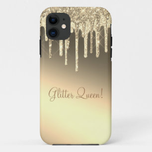 Glitter Queen Gold Sparkle Bling Glam Case-Mate iPhone Case