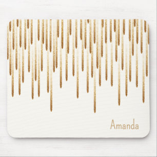 Glitter rain mouse pad