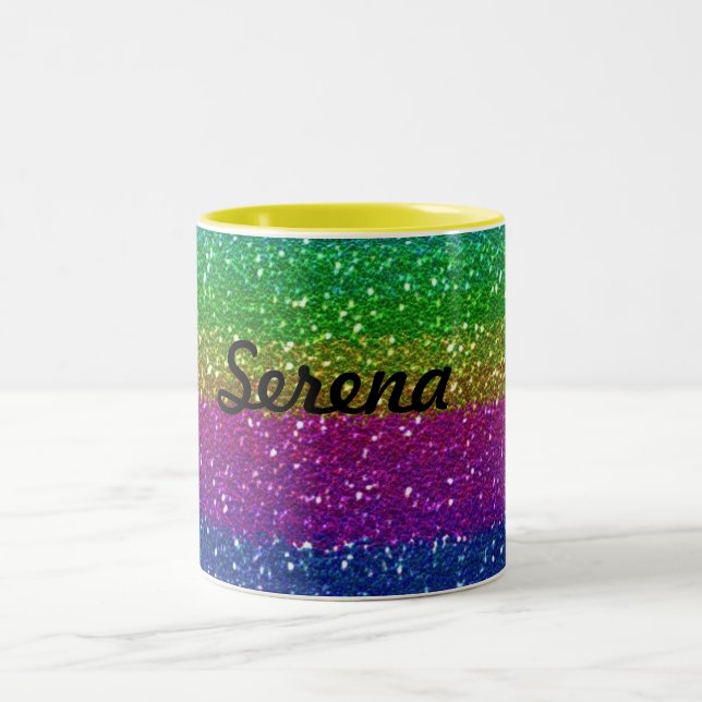 Glitter Rainbow Mug (Center)