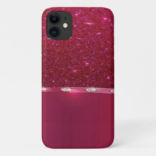 glitter red Case-Mate Barely There iPhone Case