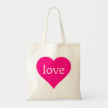 Glitter Red Heart Love Wedding Tote Bag<br><div class="desc">This is beautiful tote bag for lovers with the image of pink heart for wedding and any other occasion. Even it can be customised with your name or logo.</div>