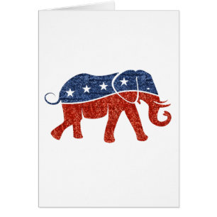 glitter republican elephant