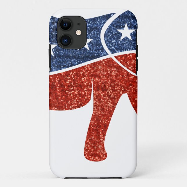 glitter republican elephant Case-Mate iPhone case (Back)