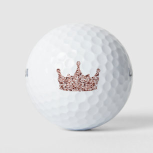 Glitter Rose Gold Crown Clipart Queen ClipartCrown Golf Balls