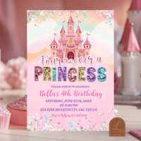 Glitter Sequin Fourever a princess birthday