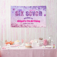 Glitter Sequins 67 Birthday Party Welcome Sign