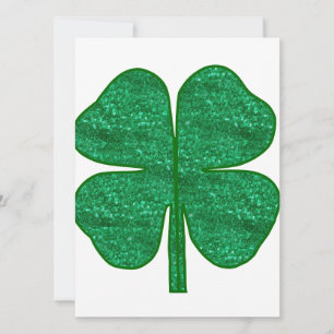 glitter shamrock