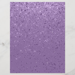 Glitter Shimmer Paper Purple Scrapbook Paper