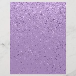 Glitter Shimmer Paper Purple Scrapbook Paper