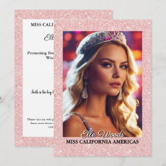 Glitter Shine Pageant Autograph Cards | QR Code
