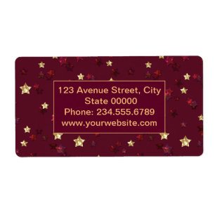 Glitter shine sequin confetti stras starry red goo