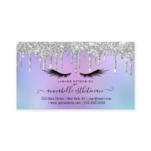Glitter Silver Eyelash Extension Appointment