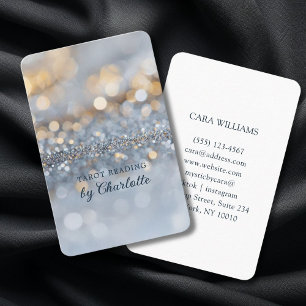 Glitter, Silver, Gold Business Card