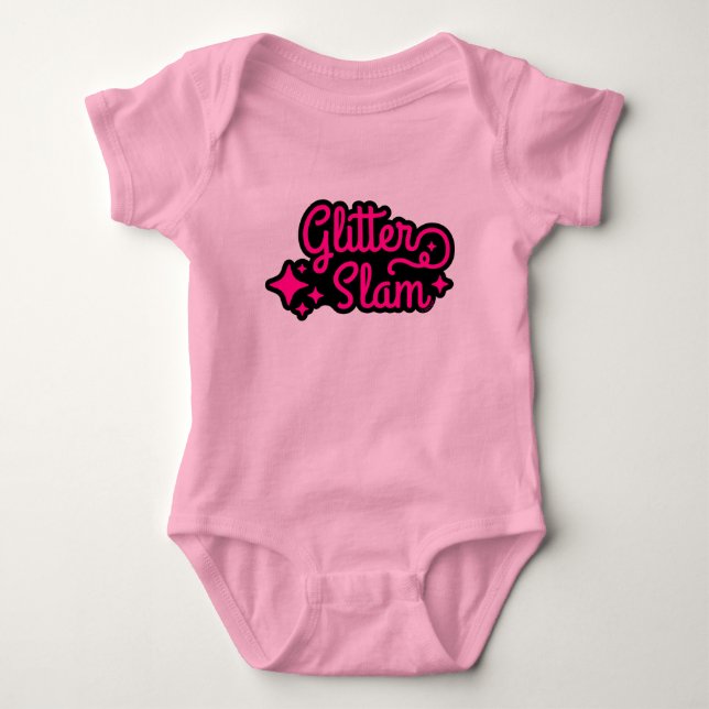 Glitter Slam Baby Bodysuit (Front)