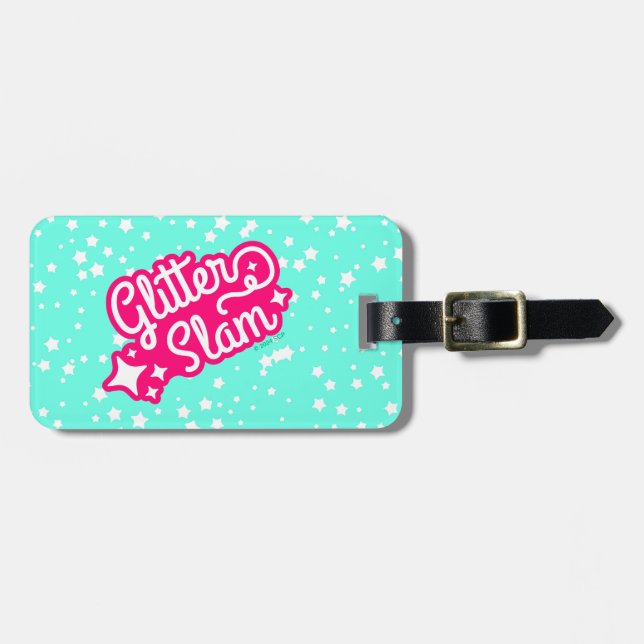Glitter Slam Luggage Tag (Front Horizontal)