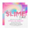 Glitter Slime Birthday Party Invitation