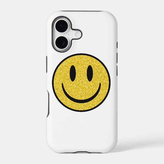 Glitter Smile Face (Back)