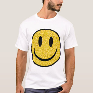 Glitter Smile Face T-Shirt