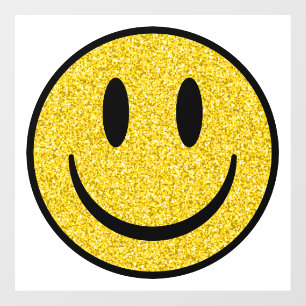 Glitter Smiley Face