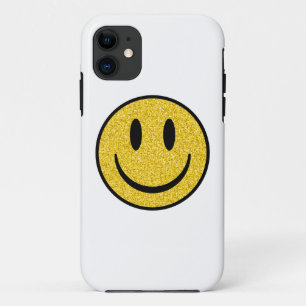 Glitter Smiley Face Case-Mate iPhone Case