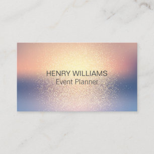 Glitter Sparkle Blend Background Business Card