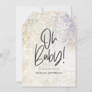 Glitter sparkle classy oh baby! shower party