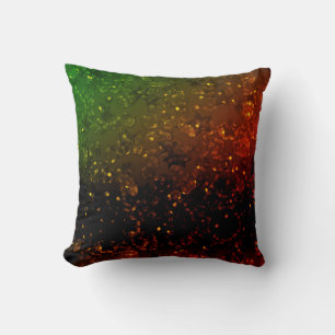 Glitter sparkle seamless confetti green shine dark cushion