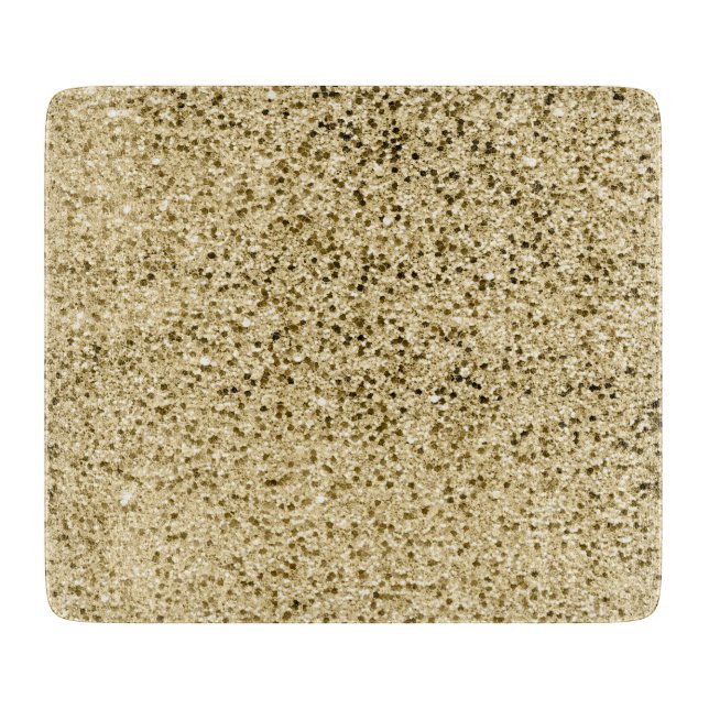 Glitter Sparkle Shiny Shimmer Glitter Cutting Board (Front)