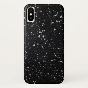 Glitter Stars2 - Silver Black Case-Mate iPhone Case