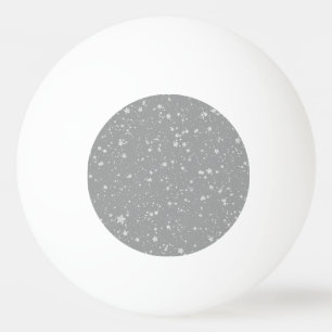 Glitter Stars4 - Silver Ping Pong Ball