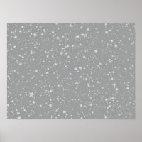 Glitter Stars4 - Silver
