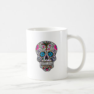 glitter Sugar Skull Coffee Mug