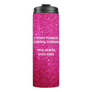 Glitter Thermal Tumbler - Custom Travel Mug
