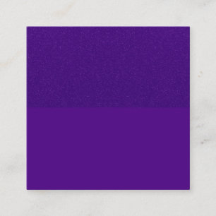 Glitter‑Top Royal Purple Square Card – Customise