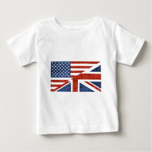 glitter usa uk baby T-Shirt