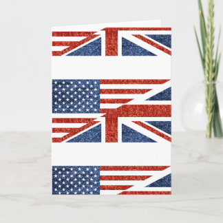 glitter usa uk card