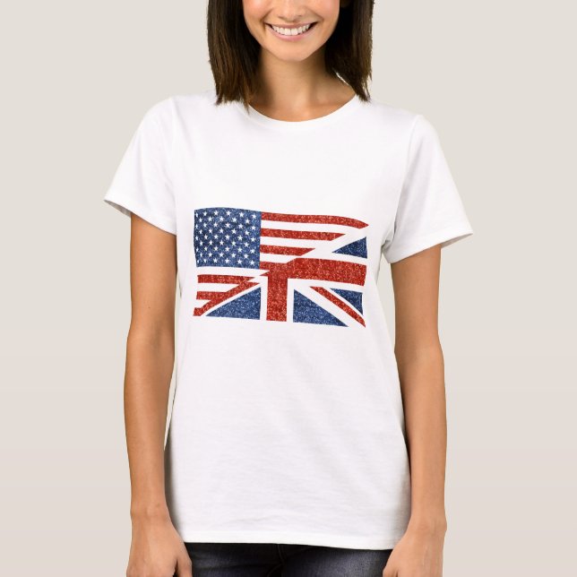 glitter usa uk T-Shirt (Front)