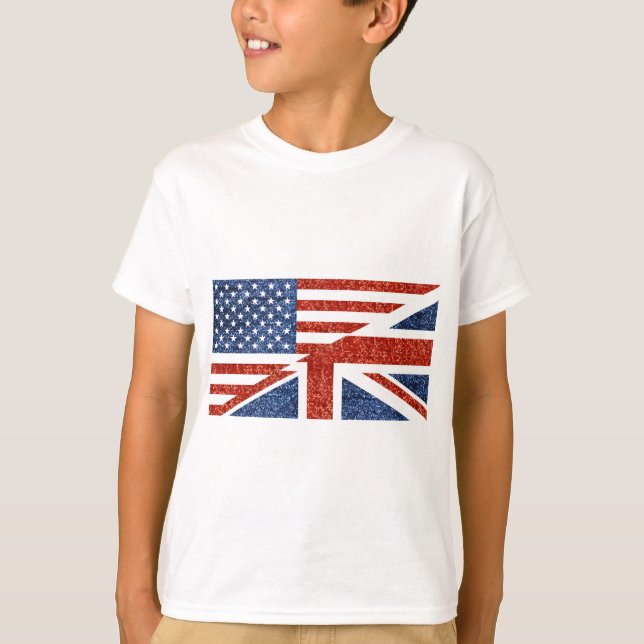 glitter usa uk T-Shirt (Front)