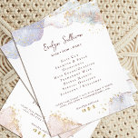 Glitter watercolor shapes flyer<br><div class="desc">elegant beauty salon flyer</div>