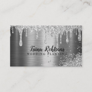 Glitter Wedding Event Plannig Business Card