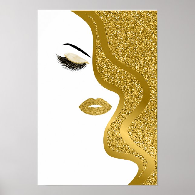 Glitter woman poster (Front)