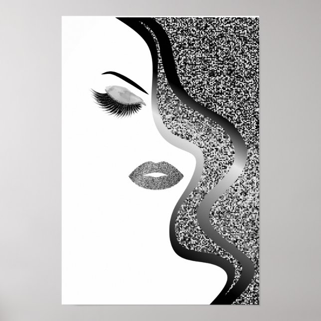 Glitter woman poster (Front)