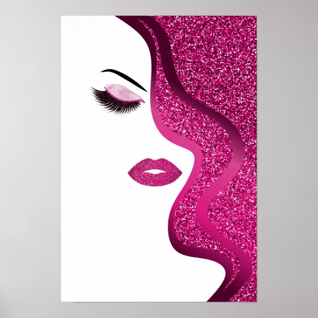 Glitter woman poster (Front)