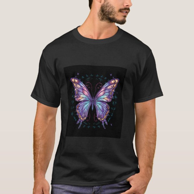 Glittering butterfly T-Shirt (Front)